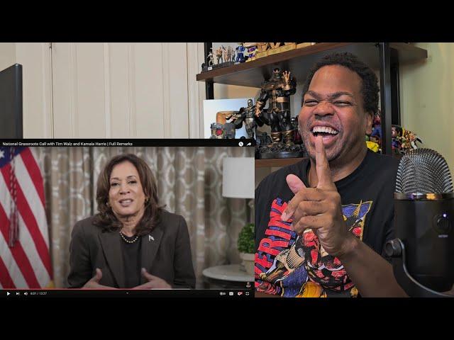 NEW Kamala Harris & Tim Walz | Video Call | Reaction!