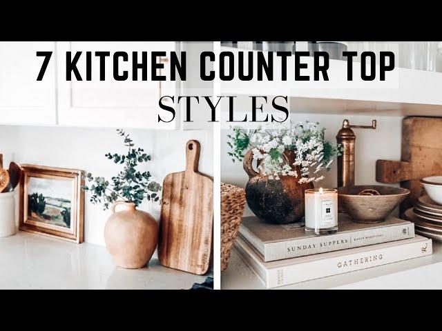 7 KITCHEN COUNTER TOP STYLES || ORGANIC || 2023