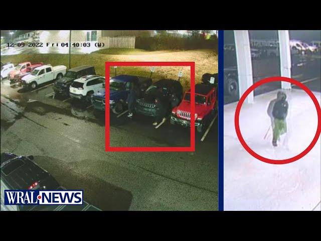 Caught on cam: Thieves drive over $600k in stolen cars right off a dealership lot in North Carolina