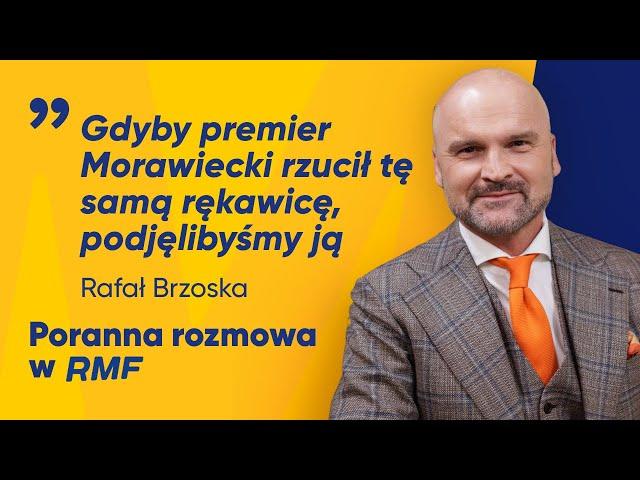 Rafał Brzoska gościem Porannej rozmowy w RMF FM