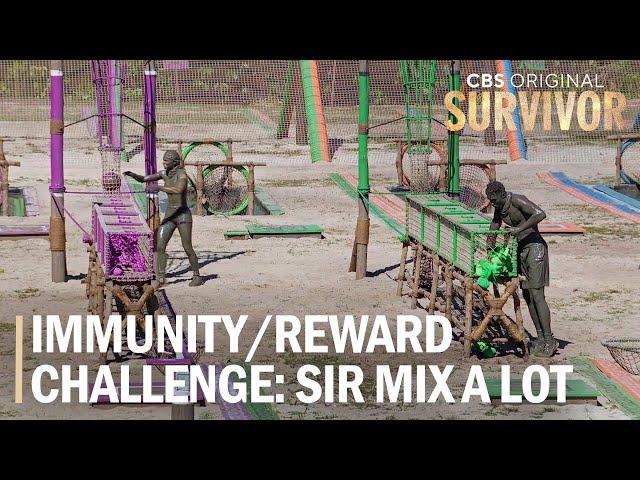 Survivor 48 Finale: Sir Mix a Lot Immunity/ Reward Challenge | Day 24