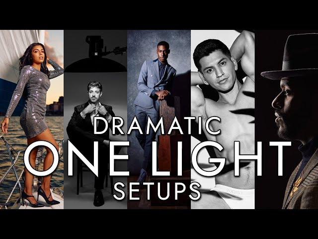 5 Simple One Light Setups with Mind-Blowing Results!