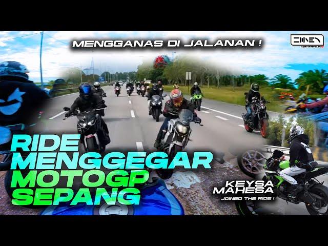 KALINI KITA KASI GEGAR MotoGP Sepang 2023 ! @KeysaMahesa  ! | Yamaha MT-09, Ninja ZX-6R [4K]