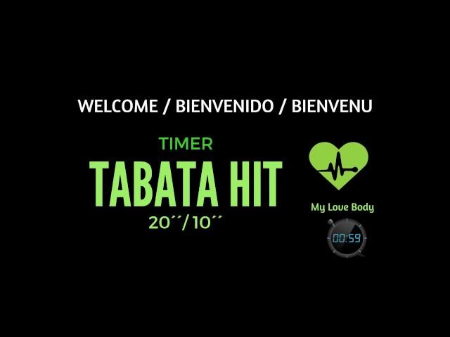 TABATA 20´´-10´´ Music workout and countdown