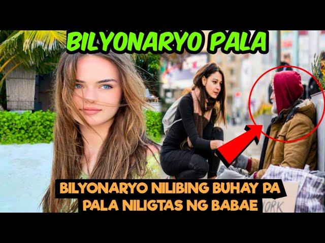 KINUPKOP NG DALAGA ANG ISANG HOMELESS DI NIYA ALAM NA ITO AY ISANG BINATANG BILYONARYO ANG NILIGTAS