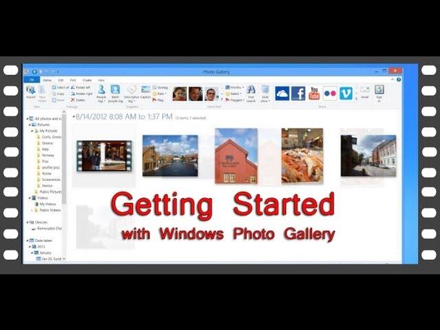 Downloading and Installing Windows Photo Gallery