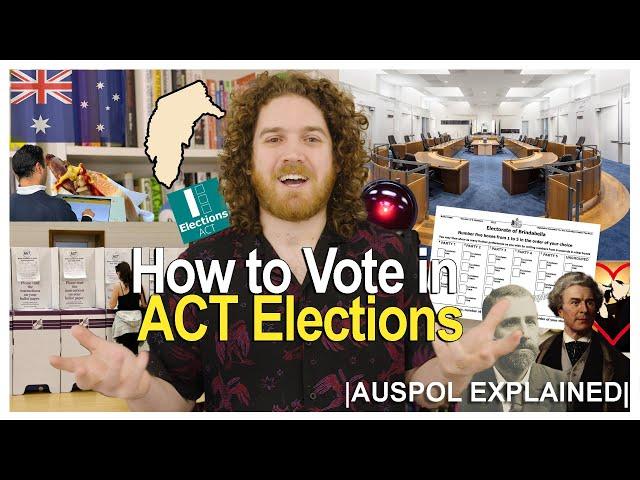 How to vote in ACT Elections | AUSPOL EXPLAINED