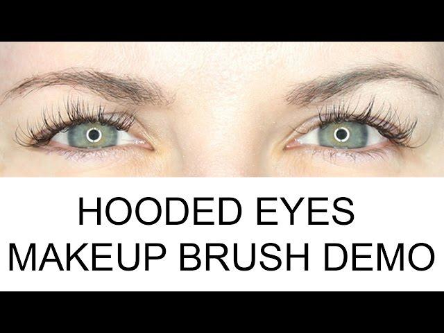 What Are Hooded Eyes? Makeup Brushes Demo for Hooded Eyes  | PHYRRA