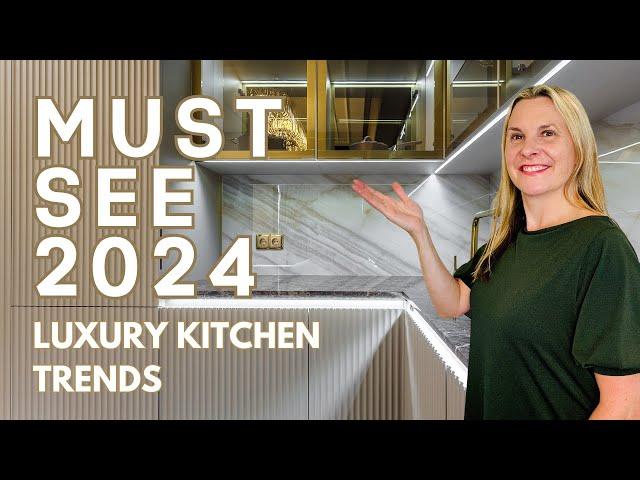 Luxury Kitchen Design Trends 2024 - Hidden Rooms and Bold Colors!