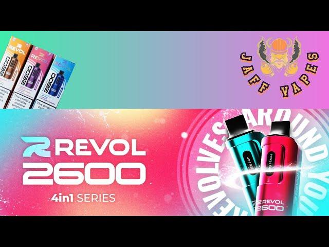 Revol 2600 - Refillable Pod Device with 4 Flavours