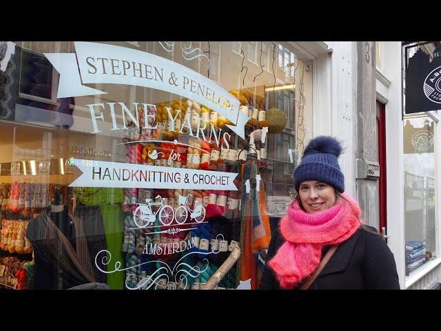 Yarn Heaven in Amsterdam | Vlog by HERBGARDEN knitwear