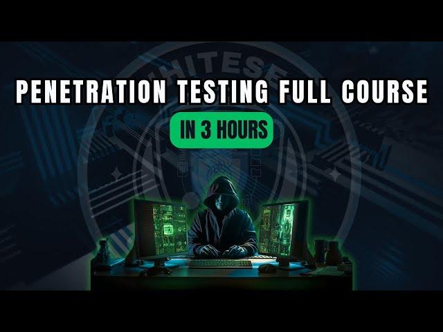 Penetration testing course in 3 hours | free ethical hacking courses | learn penetration testing