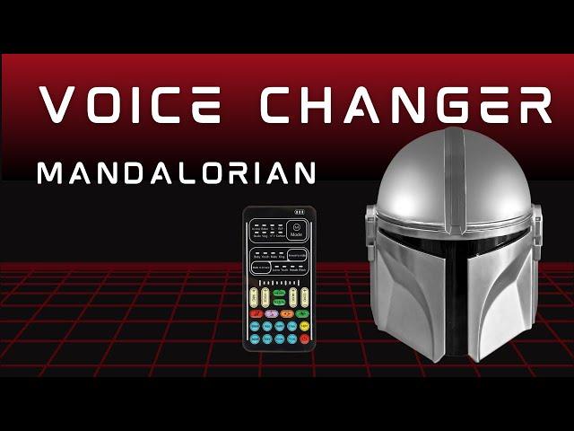 Easy Mandalorian Voice Changer ~$25 Star Wars Cosplay Voice Changer helmet/mask