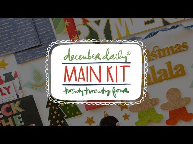 December Daily® 2024 | Main Kit Overview