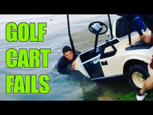 Golf Cart Fails | Golf Cart Crashes