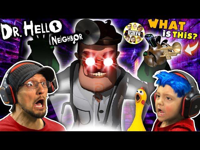 DR. HELLO NEIGHBOR turns SHAWN BLUE HAIR CHICKEN! (FGTEEV Mod Mini-Game)