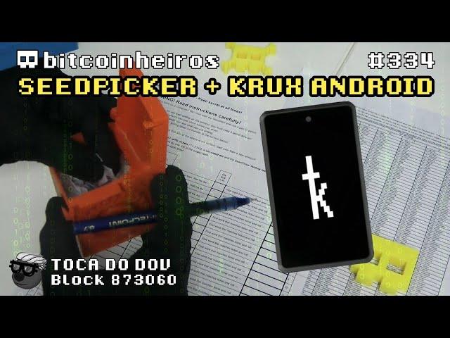 KRUX no celular Android para o Protocolo Seedpicker