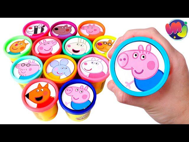 SORPRESAS DIVERTIDAS de PEPPA PIG y PLAY DOH     Videos de Peppa Pig para niños