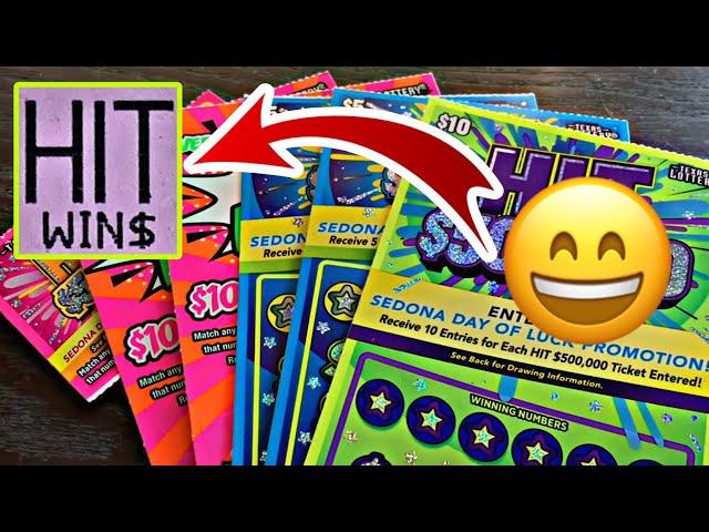 HIT BABY! PLAYING THE HIT TEXAS LOTTERY TICKETS!