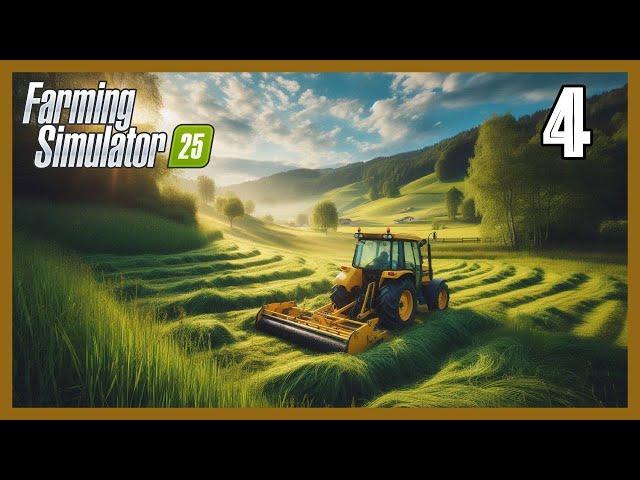  Farming Simulator 25 -  Siembra de Colza y Hierba  | Problemas al Cosechar  | Knyt Farming #4