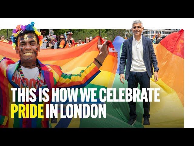 Mayor of London Sadiq Khan Champions LGBTQI+ Rights At 2024 Pride Parade