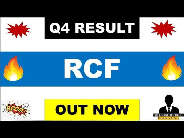 RCF Q4 Results 2025 | RCF Results Today | RCF Share Latest News | Rastriya Chemicals And Fertilizers