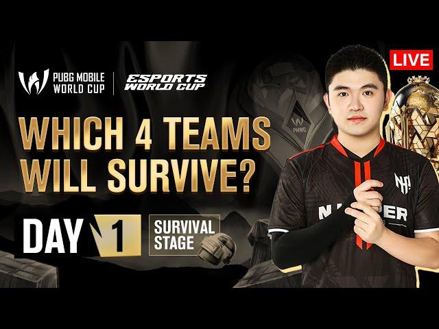 2024 PMWC - PUBG MOBILE WORLD CUP | Survival Stage Day 1