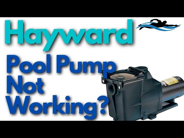 Hayward Pool Pump Not Working? / Hayward Super Pump Not Turning On?
