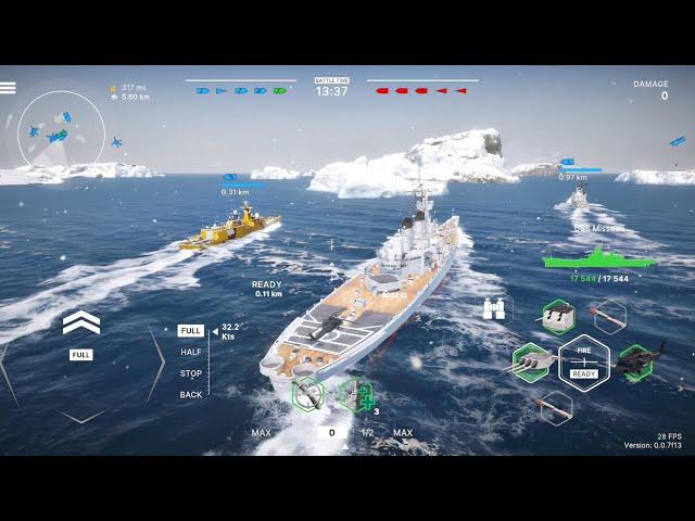 the USS MISSOURI in Warships Mobile 2 is Op.