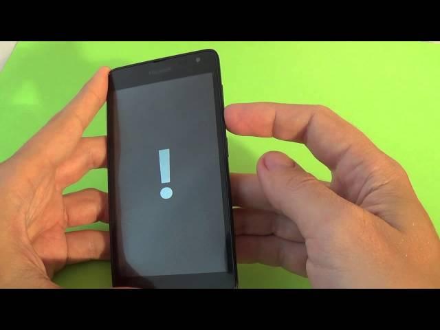 Microsoft Lumia 535 hard reset