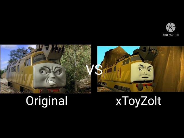 Thomas and the Magic Railroad: Diesel 10 & Splodge Meeting (Scene Comparisons)