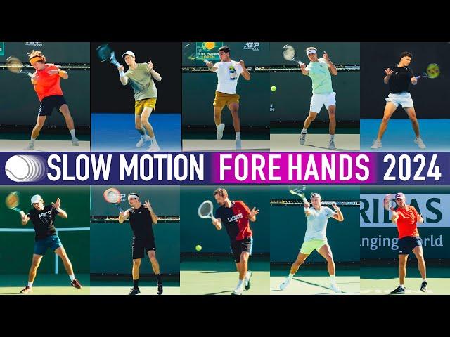 The Ultimate Forehand Compilation in Slow Motion! 2024