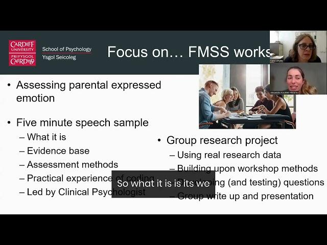 Studying Children's Psychological Disorders (MSc) at Cardiff University | Q&A Webinar