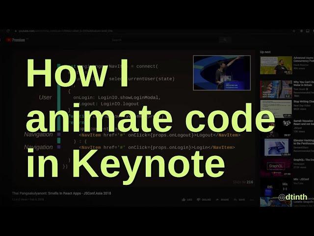 How I animate code in Keynote