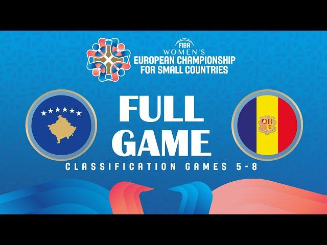 KOS v AND | Full Basketball Game | FIBA Women's European Championship for Small Countries 2024