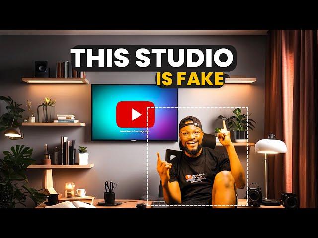 Create a fake YouTube Studio Background for Free | YouTube Studio Set-up