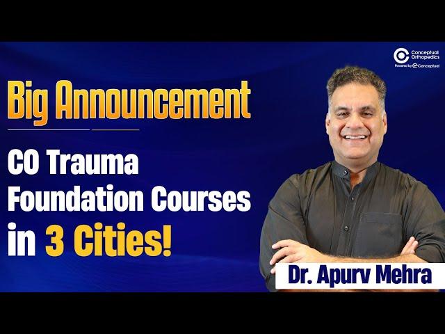 Exciting News ! Get Ready for the CO Trauma Foundation Course