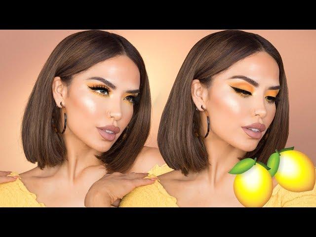 SUMMER MAKEUP GLOW - YELLOW EYESHADOW | iluvsarahii