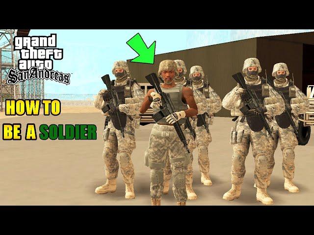 I joined the army in GTA San Andreas!(Army Missions)