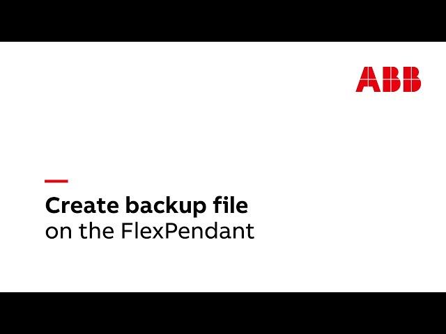 Create a System Diagnostics file on the FlexPendant