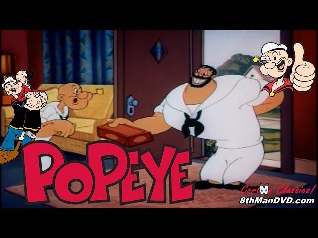 POPEYE THE SAILOR MAN: Cookin' with Gags (1955) (Remastered) (HD 1080p) | Jackson Beck, Jack Mercer