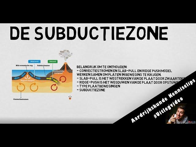 Aardrijkskunde Kennisclips - Subductiezone & Type plaatbeweging #uitleg #subductiezone #eitje