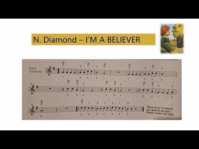 N. Diamond - I'm a believer (base musicale) / instrumental