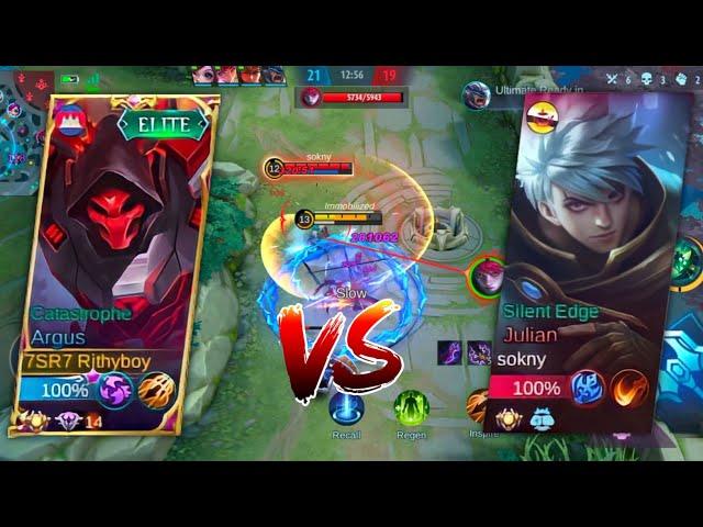 I met Pro Julian in Ranked Game, Who win? |Mobile legends|Rithyboy