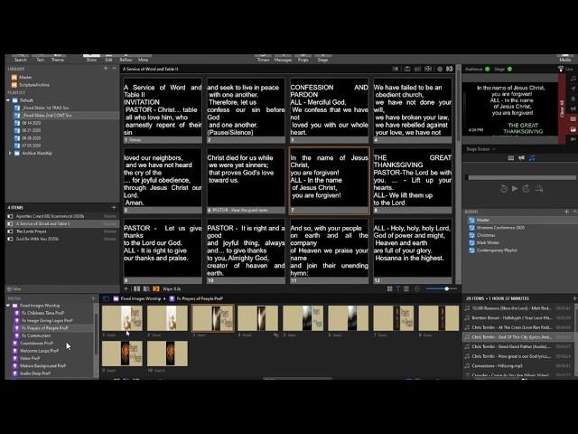 3.  ProPresenter 7 Media and Playlists