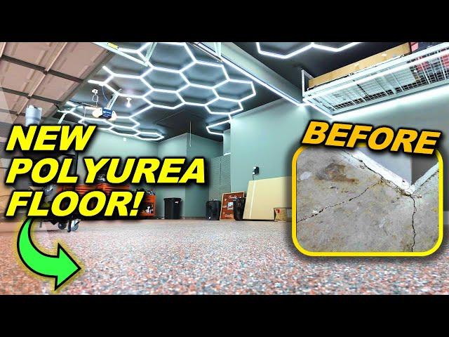 WOW Better than Epoxy! New Garage Floor! Part 5 Dream Garage Makeover!