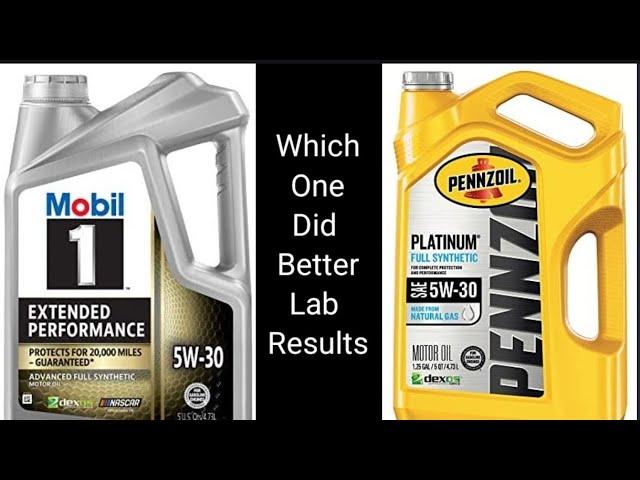 Mobil 1 Advanced Vs Pennzoil Platinum Ultra With Lab Results Let's see what was better