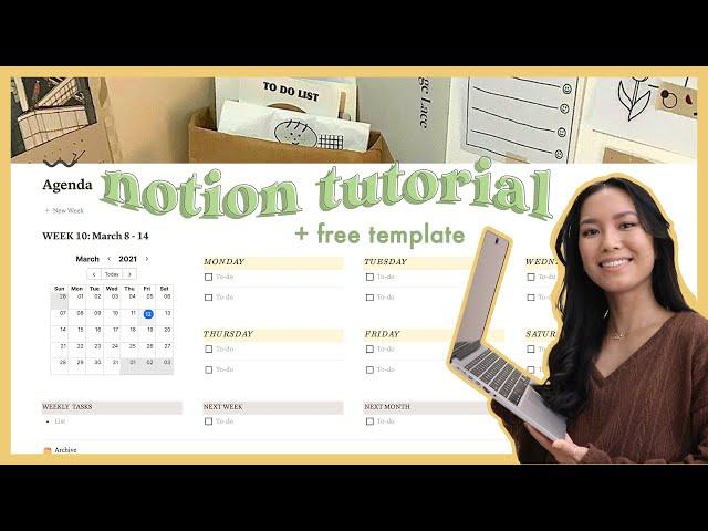 how to use notion  notion setup tutorial + free template!