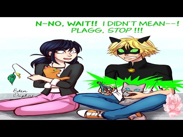 Miraculous Ladybug Comic Dub-Trimming Cat Nails