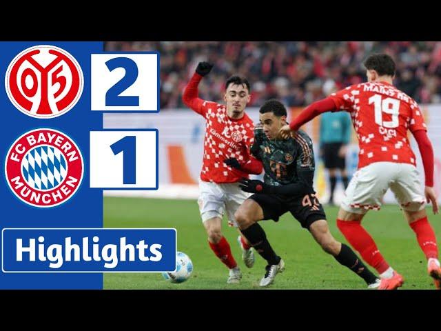 MAINZ 05 VS BAYERN MUNICH ( 2 1 ) | HIGHLIGHTS | BUNDESLIGA